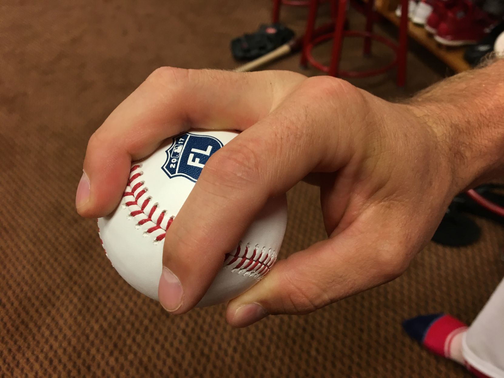 Mike Leake's grip